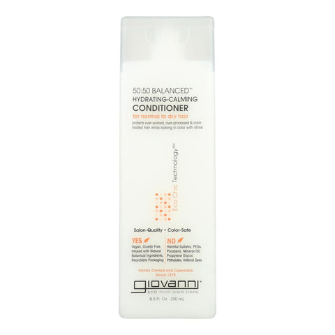 Giovanni 50:50 Balanced Conditioner Hydrating-Calming - 8.5 fl oz