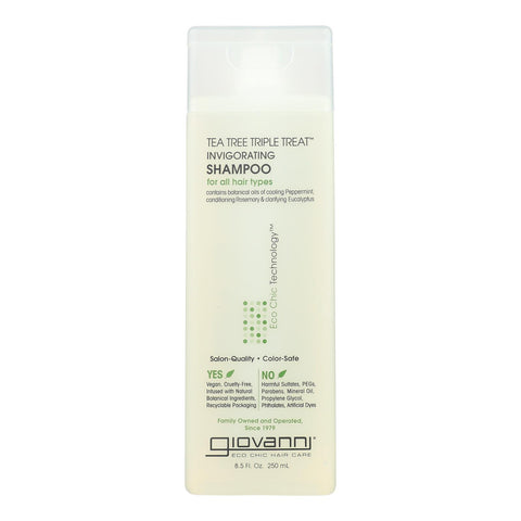 Giovanni Shampoo Tea Tree Triple Treat - 8.5 fl oz