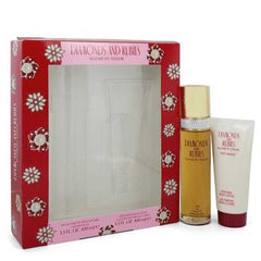 DIAMONDS & RUBIES by Elizabeth Taylor Gift Set -- 3.3 oz Eau De Toilette Spray + 3.3 oz Body Lotion (Women)