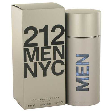 212 by Carolina Herrera Eau De Toilette Spray (New Packaging) 3.4 oz (Men)