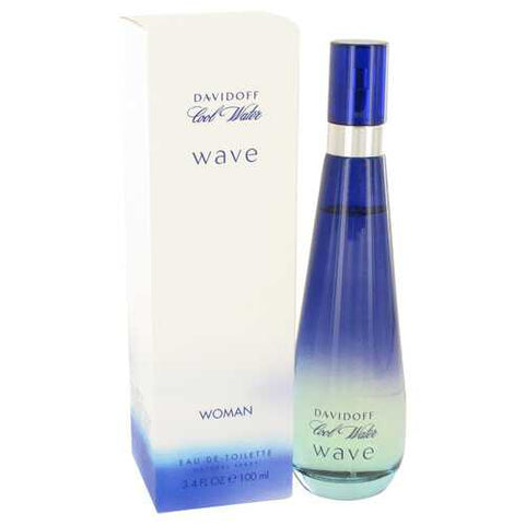 Cool Water Wave by Davidoff Eau De Toilette Spray 3.4 oz (Women)