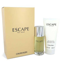 ESCAPE by Calvin Klein Gift Set -- 3.4 oz Eau De Toilette Spray + 6.7 oz After Shave Balm (Men)