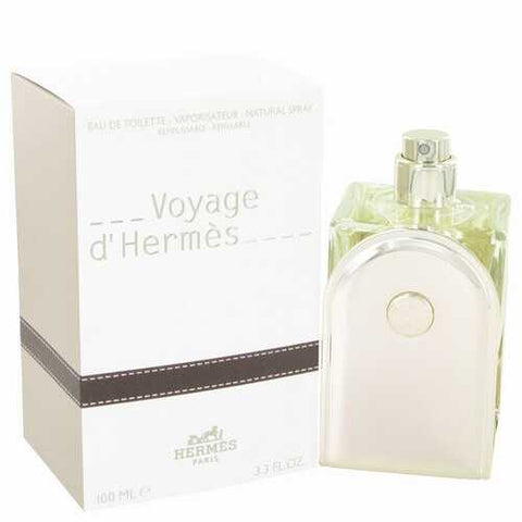 Voyage D'Hermes by Hermes Eau De Toilette Spray Refillable 3.3 oz (Men)