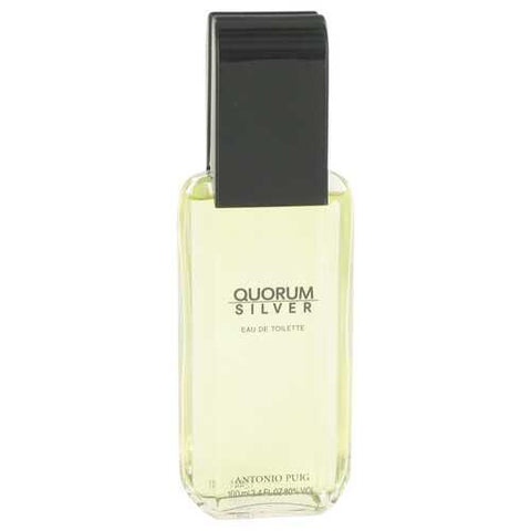 Quorum Silver by Puig Eau De Toilette Spray (Tester) 3.4 oz (Men)