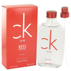 CK One Red by Calvin Klein Eau De Toilette Spray 3.4 oz (Women)