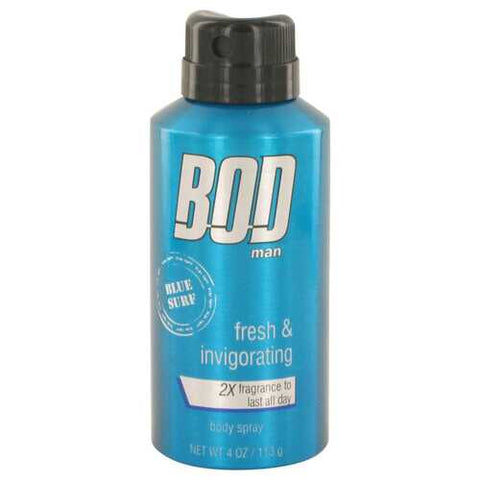 Bod Man Blue Surf by Parfums De Coeur Body spray 4 oz (Men)