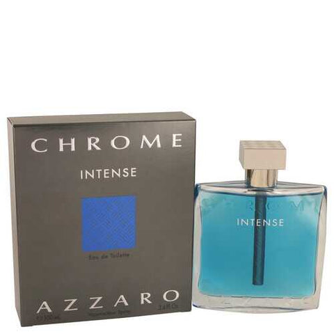 Chrome Intense by Azzaro Eau De Toilette Spray 3.4 oz (Men)