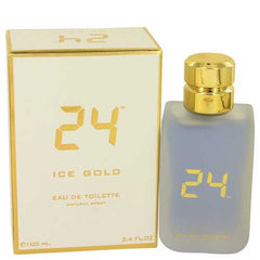 24 Ice Gold by ScentStory Eau De Toilette Spray 3.4 oz (Men)