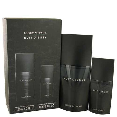 Nuit D'issey by Issey Miyake Gift Set -- 4.2 oz Eau De Toilette Spray + 1.3 oz Eau De Toilette Spray (Men)