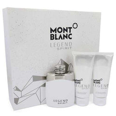 Montblanc Legend Spirit by Mont Blanc Gift Set -- 3.3 oz Eau De Toilette Spray + 3.3 oz After Shave Balm + 3.3 oz Shower Gel (Men)