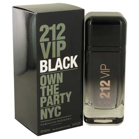 212 VIP Black by Carolina Herrera Eau De Parfum Spray 3.4 oz (Men)