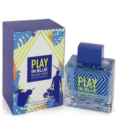 Play in Blue Seduction by Antonio Banderas Eau De Toilette Spray 3.4 oz (Men)