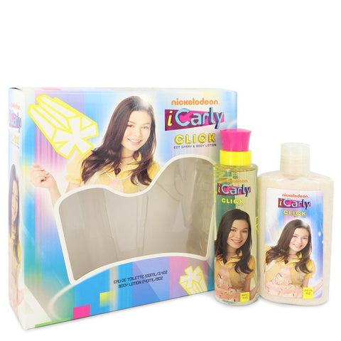 iCarly Click by Marmol & Son Gift Set -- 3.4 oz Eau De Toilette Spray + 8 oz Body Lotion (Women)