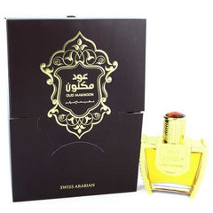 Oud Maknoon by Swiss Arabian Eau De Parfum Spray (Unisex) 3.4 oz (Women)