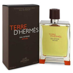 Terre D'hermes Eau Intense Vetiver by Hermes Eau De Parfum Spray 6.8 oz (Men)