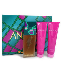 ANIMALE by Animale Gift Set -- 3.4 oz Eau De Parfum Spray + 3.4 oz Shower Gel + 3.4 oz Body Lotion (Women)