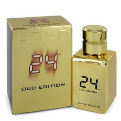 24 Gold Oud Edition by ScentStory Eau De Toilette Concentree Spray (Unisex) 1.7 oz (Men)