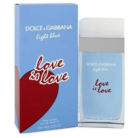 Light Blue Love Is Love by Dolce & Gabbana Eau De Toilette Spray 3.3 oz (Women)