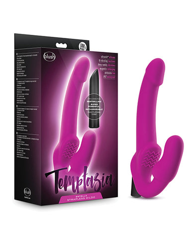 Blush Temptasia Estella Strapless Silicone Dildo - Pink