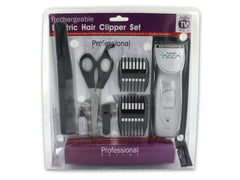 Rechargeable Hair Clipper Set with Accessories ( Case of 1 )