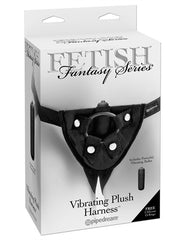 Fetish Fantasy Series Vibrating Plush Harness - Black