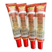 Sunflower Cosmetics Mega Care Tube Hair Oil (Jojoba Oil) - 1.5Oz 4 pack